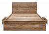4ft6 Double Stockwell Oak Wood Effect Bed Frame 5